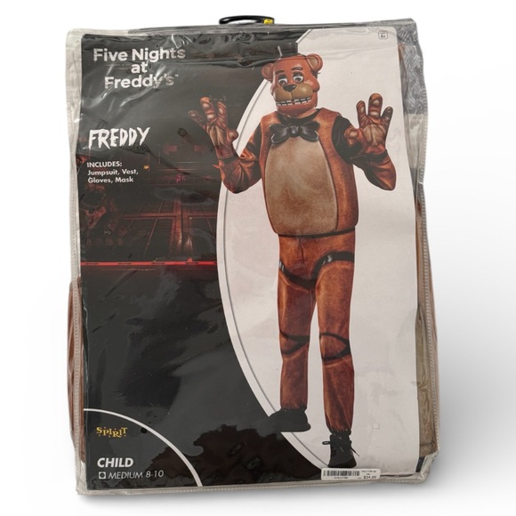 Kids Freddy Fazbear Costume - Five Nights at Freddy's Size:M (8-10) NWT - Picture 2 of 4